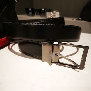 Men's reversible Perry Ellis leather belt